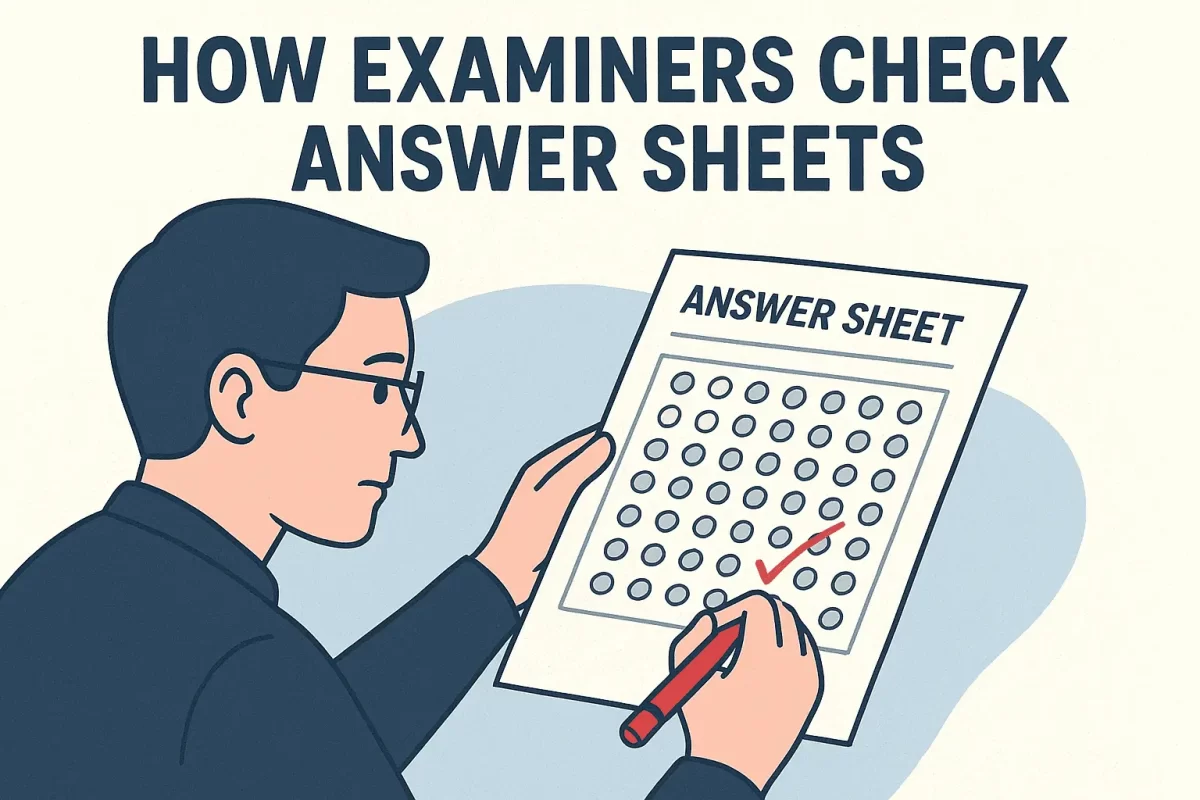 How University Examiners Check Answer Sheets